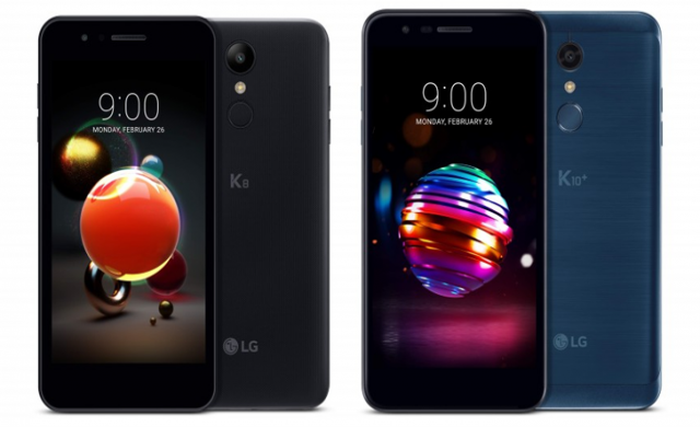 LG представя обновените K8 и K10