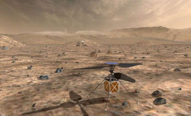 NASA изпраща хеликоптер до 2020 година на Марс