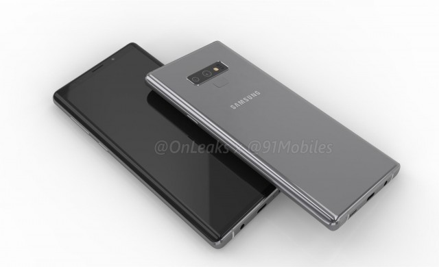 Появиха се компютърно генерирани изображения на Galaxy Note 9