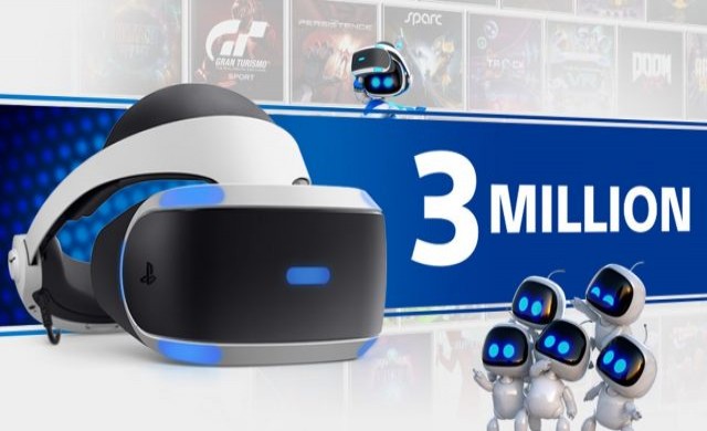Playstation VR с повече от 3 милиона продадени копия