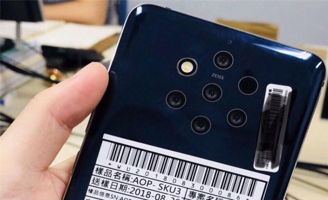 Изтекли изображения показват Nokia с пет камери