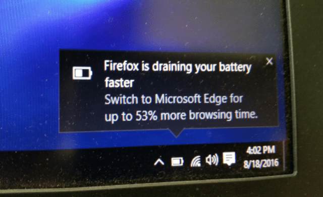 Microsoft вече предупреждава потребителите, когато инсталират друг браузър
