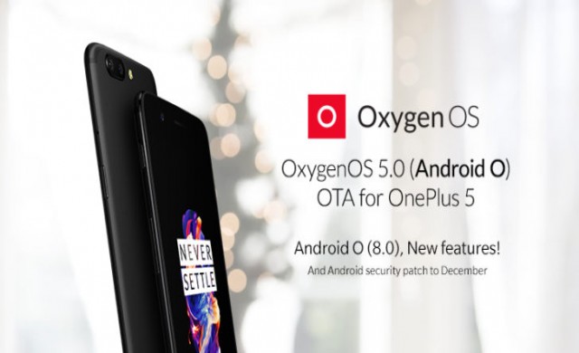Започна разпространението на Oxygen OS 5.0/Android 8.0 Oreo за OnePlus 5
