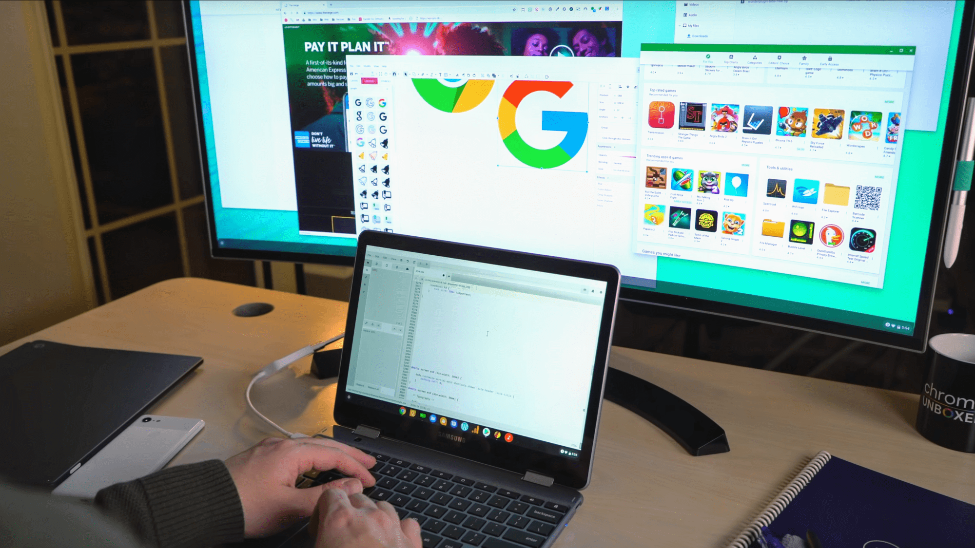 Chrome OS работи по Virtual desktop