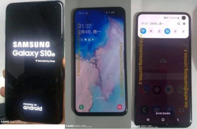 Ето как ще изглежда Samsung Galaxy S10 E