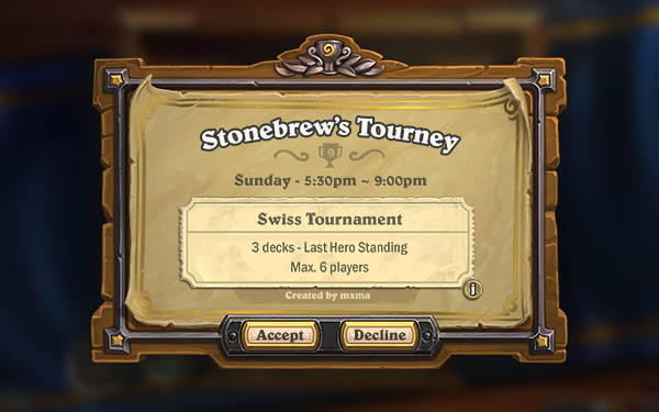 Blizzard подготвя турнирен режим за Hearthstone