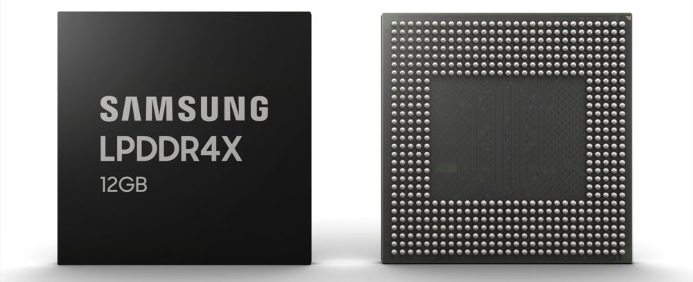 Samsung започва производството на 12GB RAM чипове за смартфон