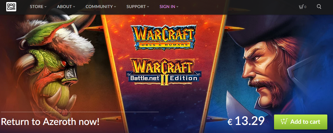 Warcraft и Warcraft 2 са налични през GOG