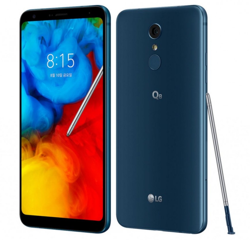 Представиха LG Q8 (2018) с безрамков дизайн и стилус