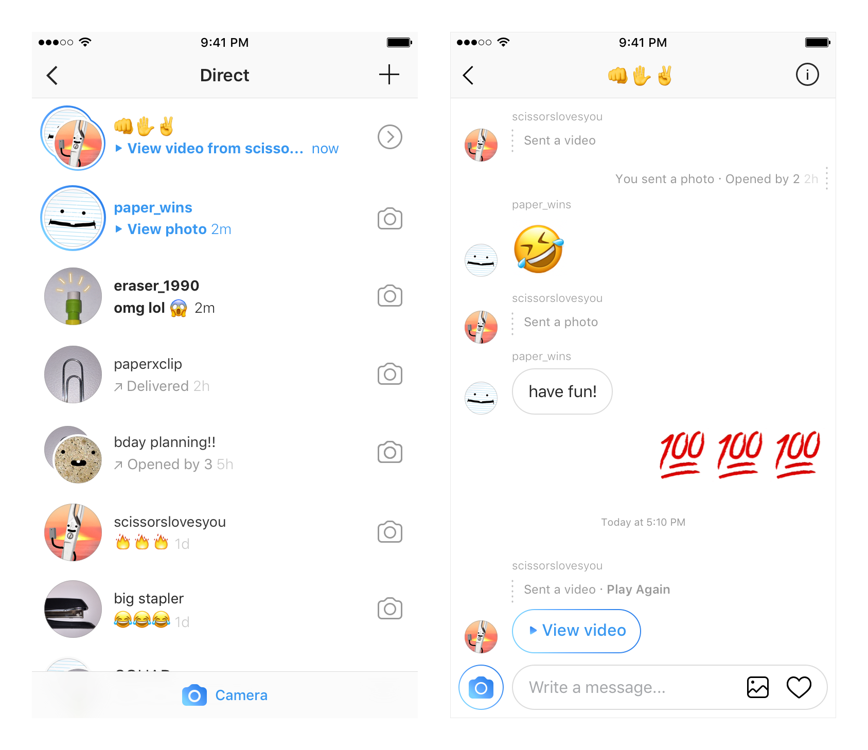 Instagram тества самостоятелно приложение за чат